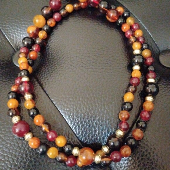 Elegant Multicolor Sizes Beaded Necklace - Picture 7 of 12